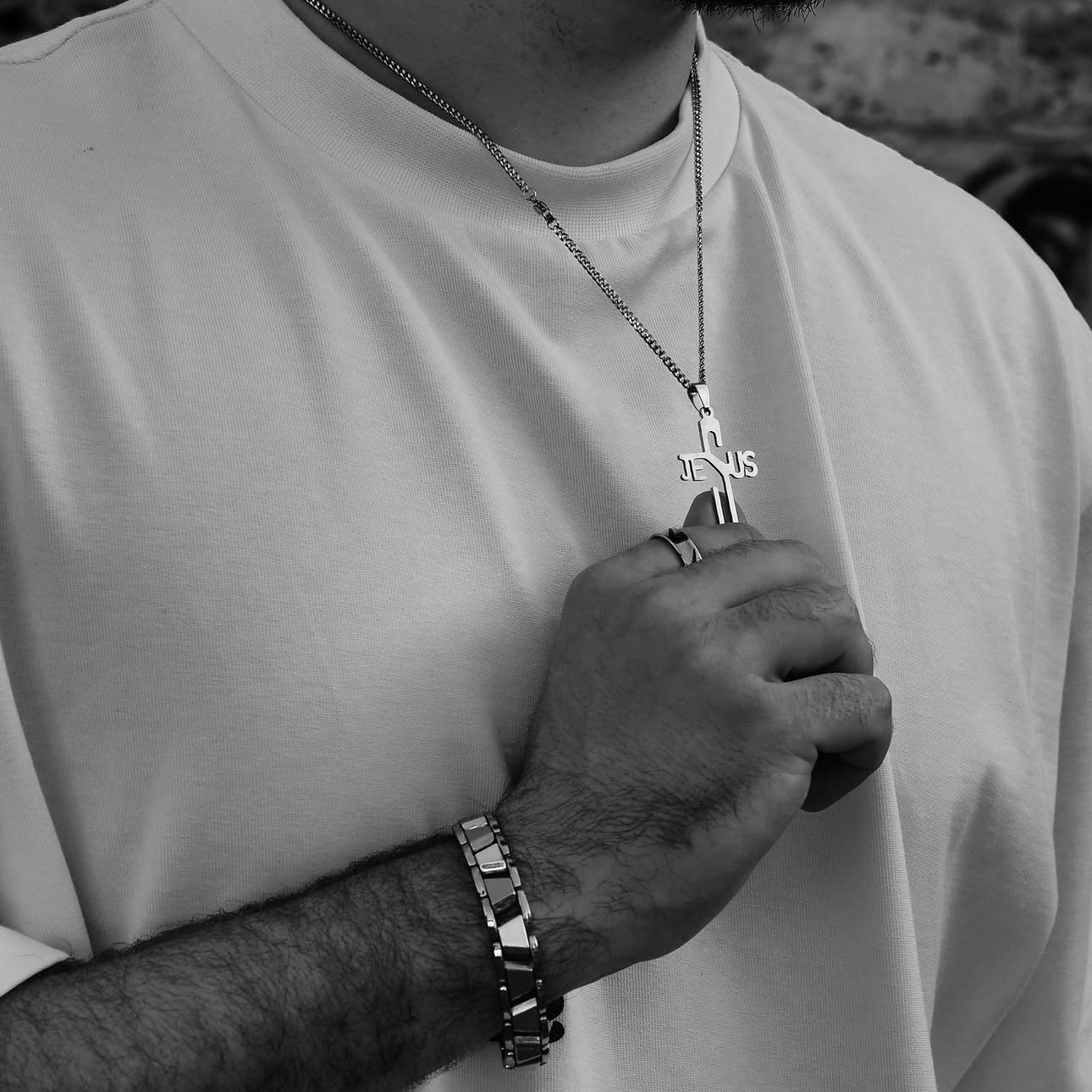 Neck pendant «JESUS CROSS»