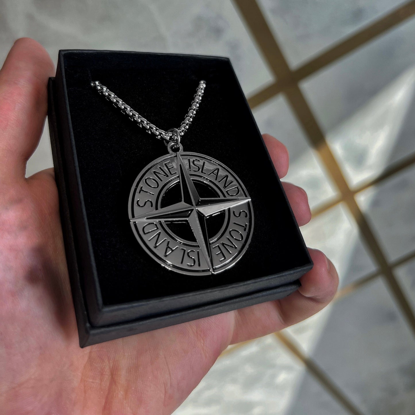 Neck pendant «STONE ISLAND»