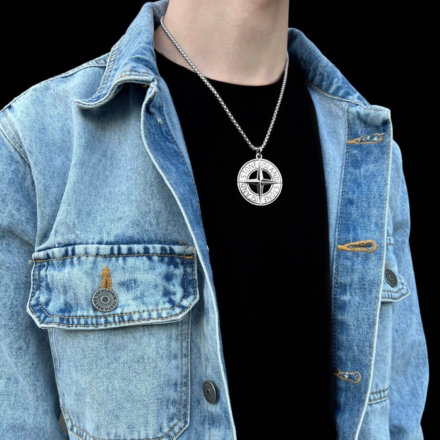 Neck pendant «STONE ISLAND»