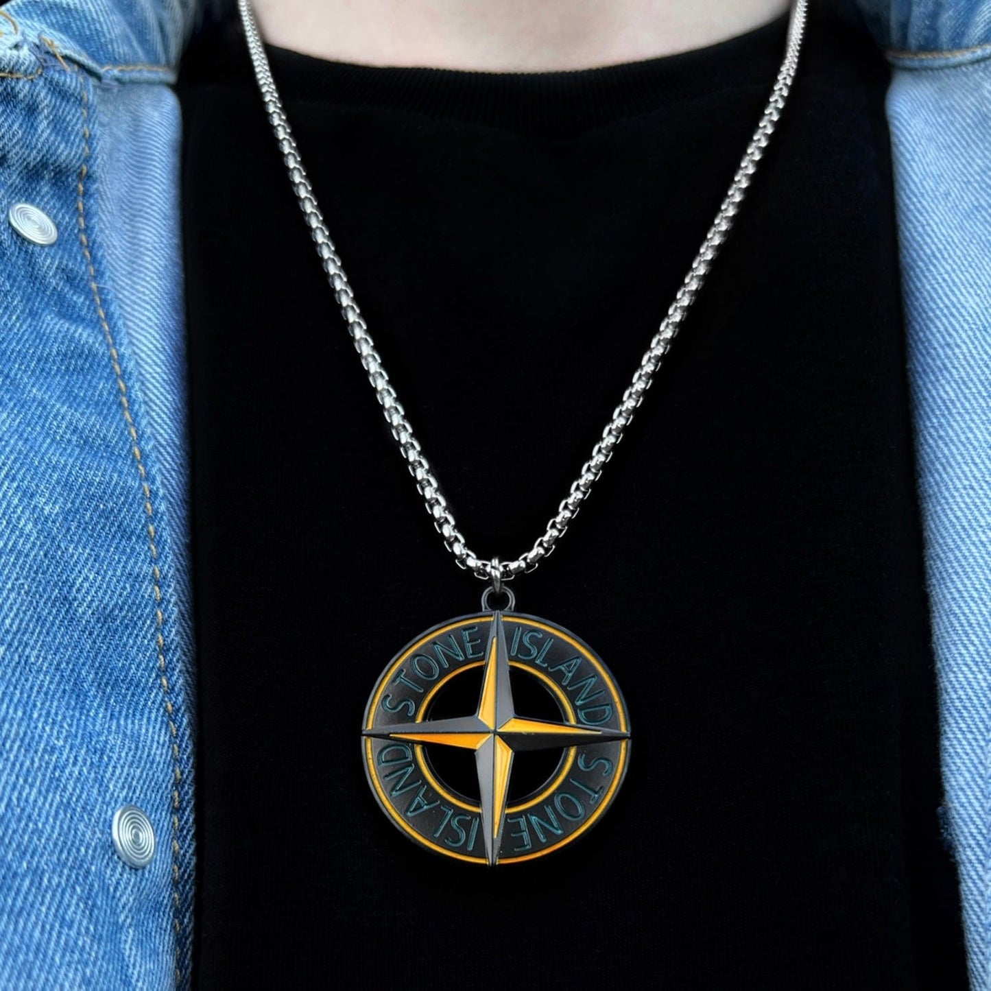 Neck pendant «STONE ISLAND»