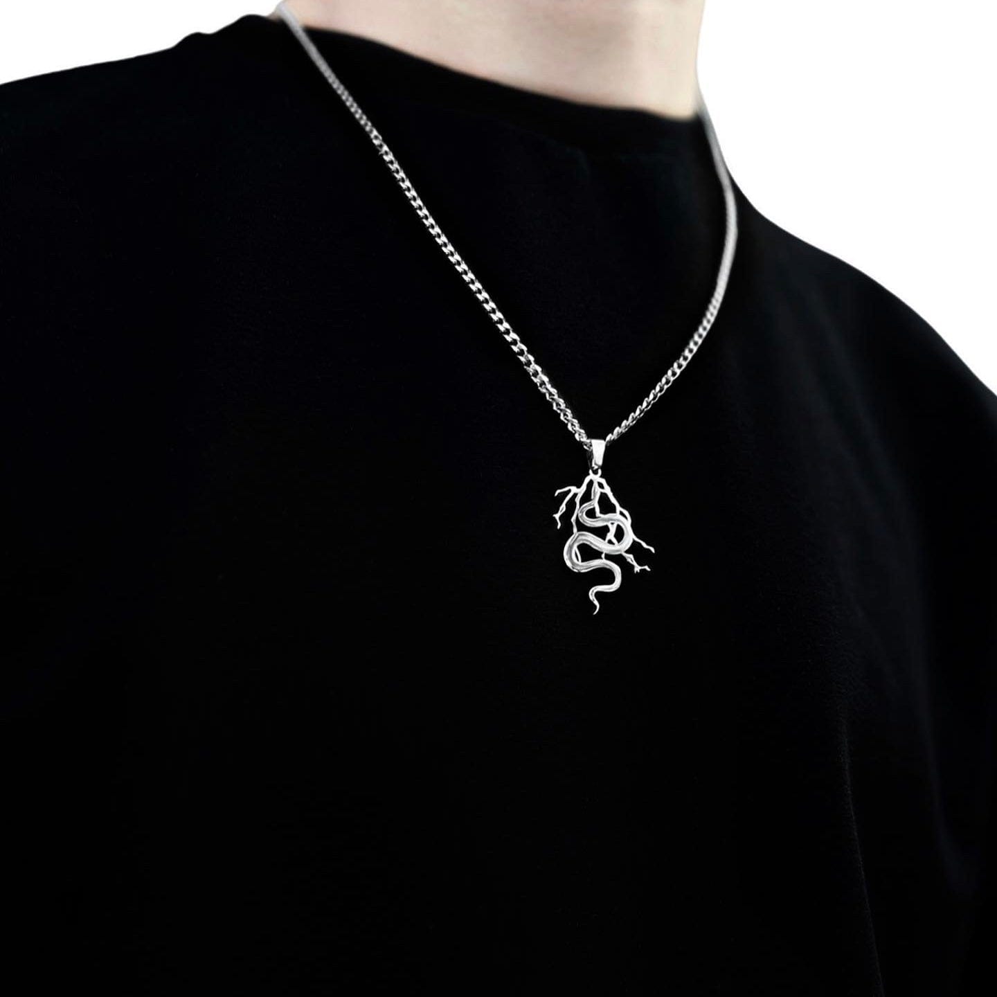 Neck pendant «SNAKE THUNDER»