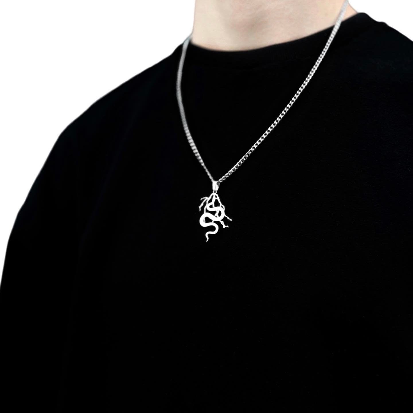 Neck pendant «SNAKE THUNDER»