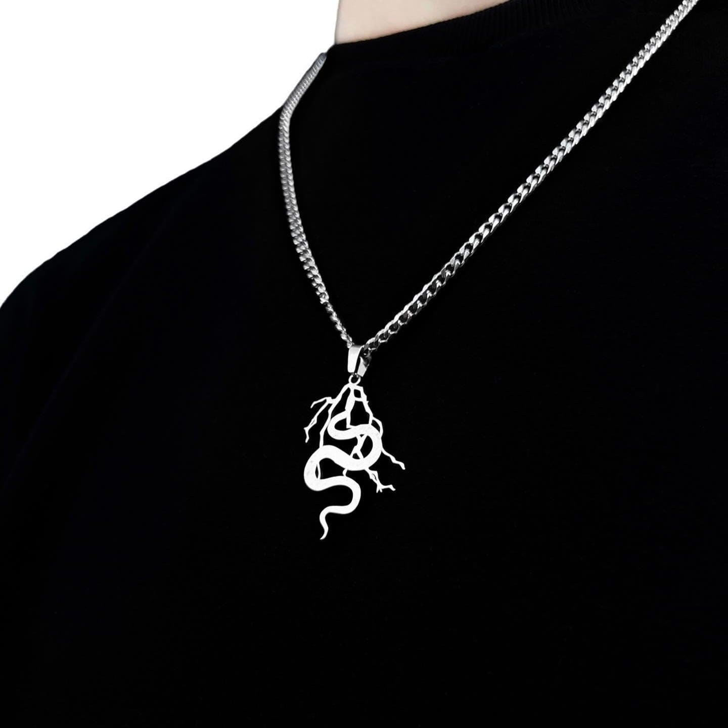 Neck pendant «SNAKE THUNDER»