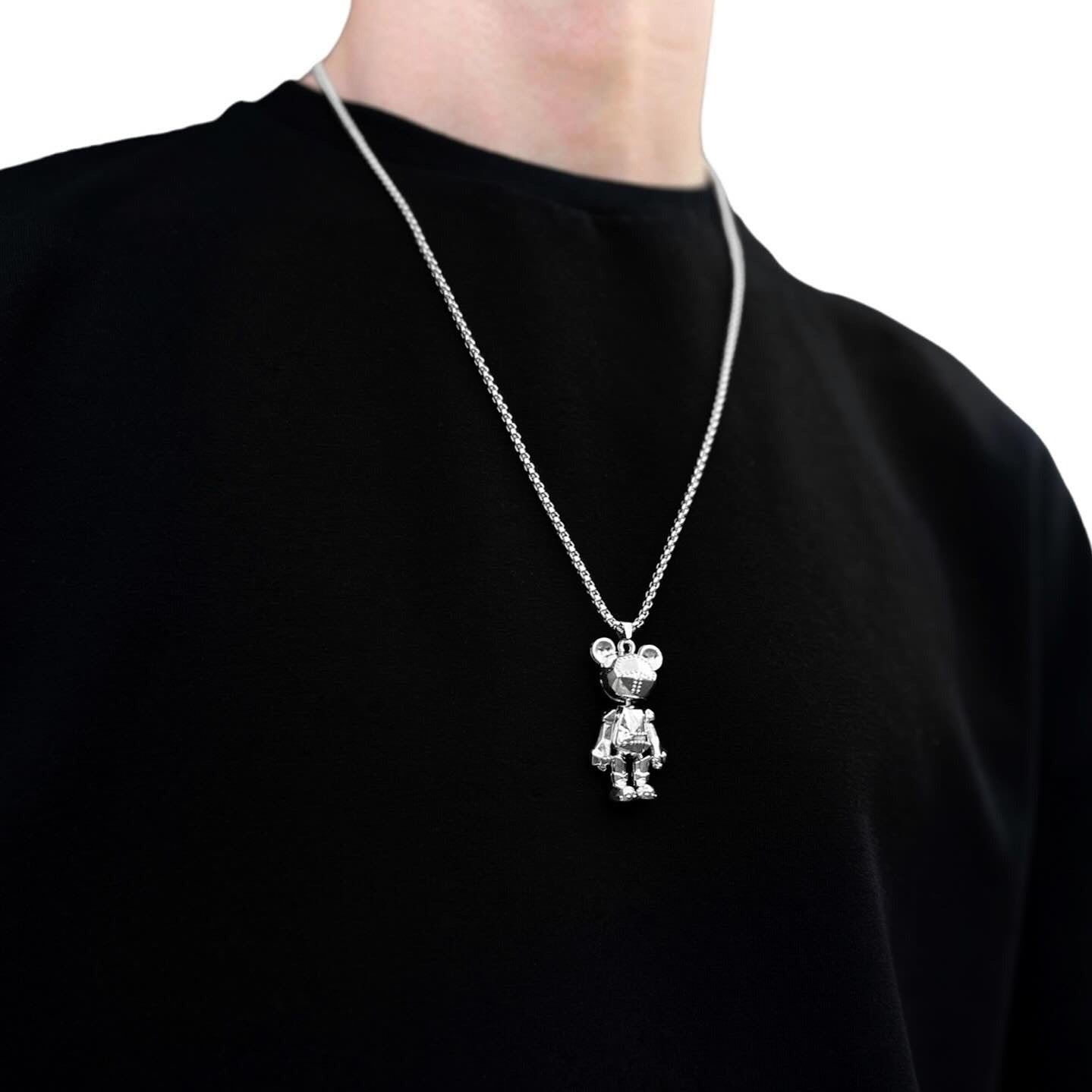 Neck pendant «ROBO BEAR»