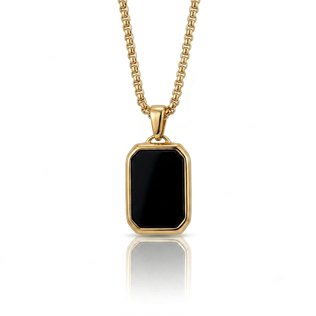 Neck pendant «NOIR»