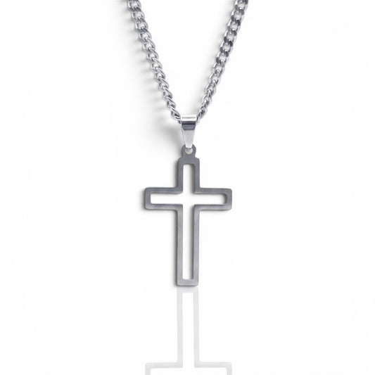 Neck pendant «MINIMALISM CROSS»