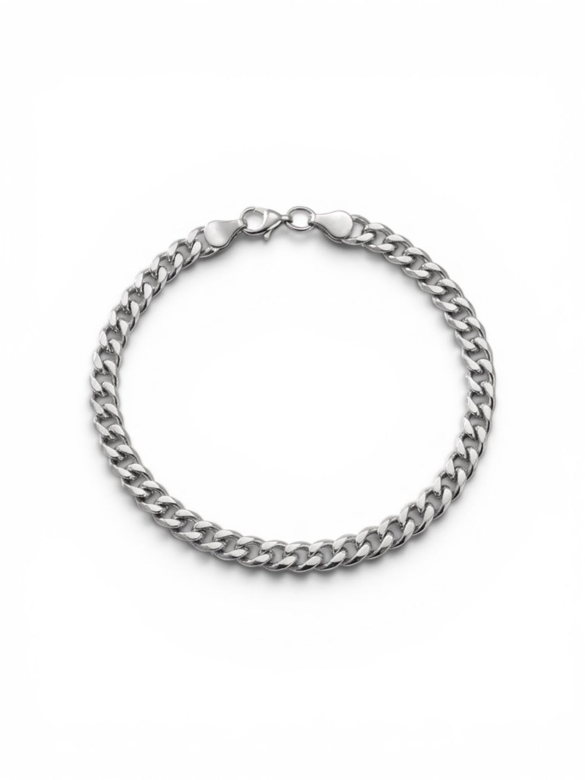 Hand bracelet silver «CARAPACE»