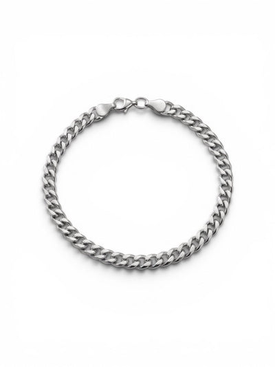 Hand bracelet silver «CARAPACE»