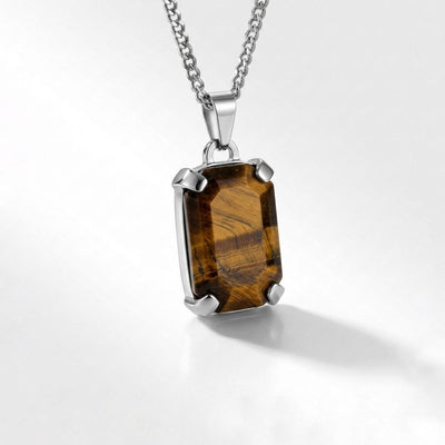 Neck pendant «TIGER`S GLANCE»
