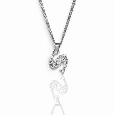 Neck pendant zodiac sign «PISCES»
