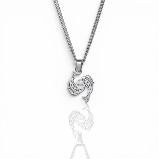 Neck pendant zodiac sign «PISCES»