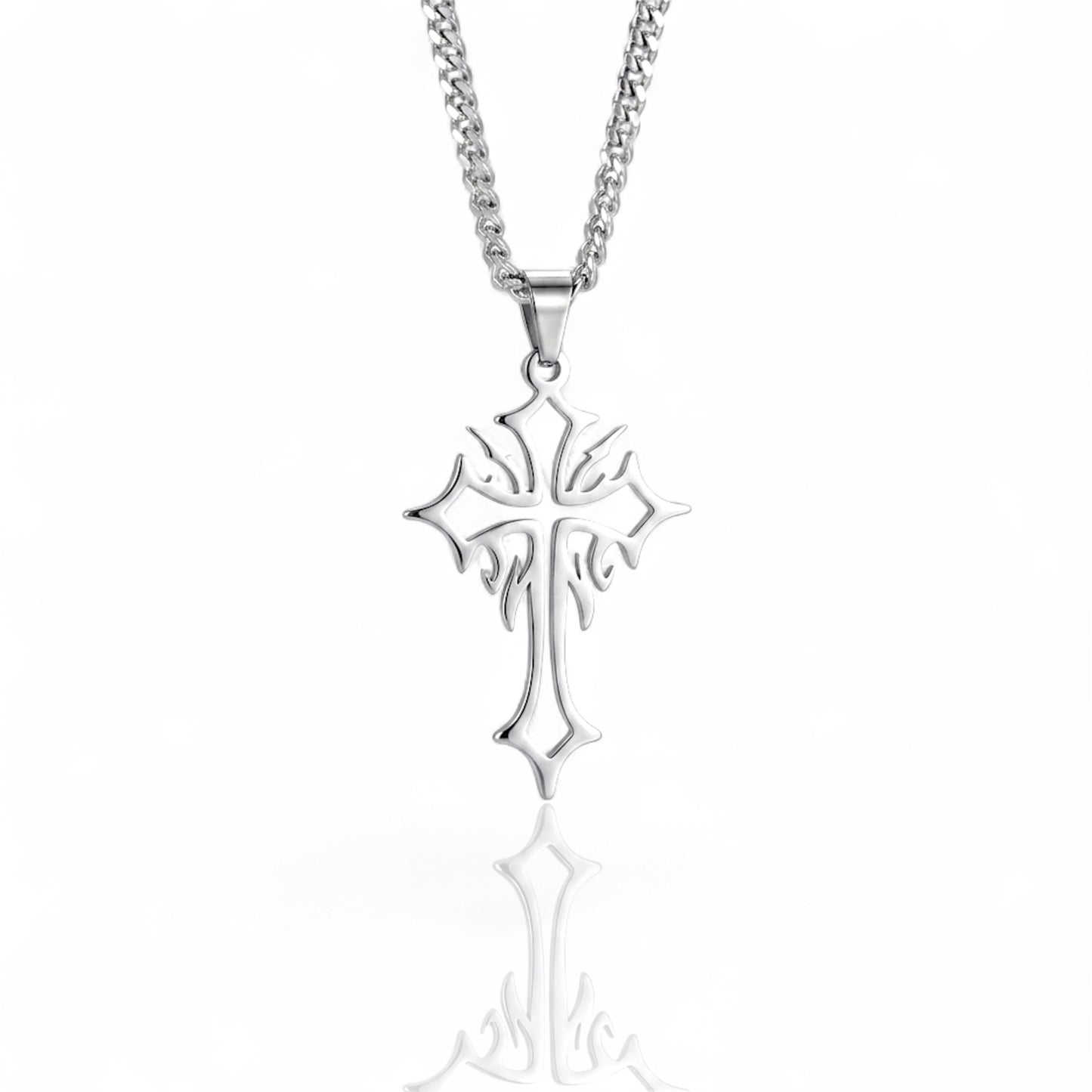 Neck pendant «RAVEN CROSS»