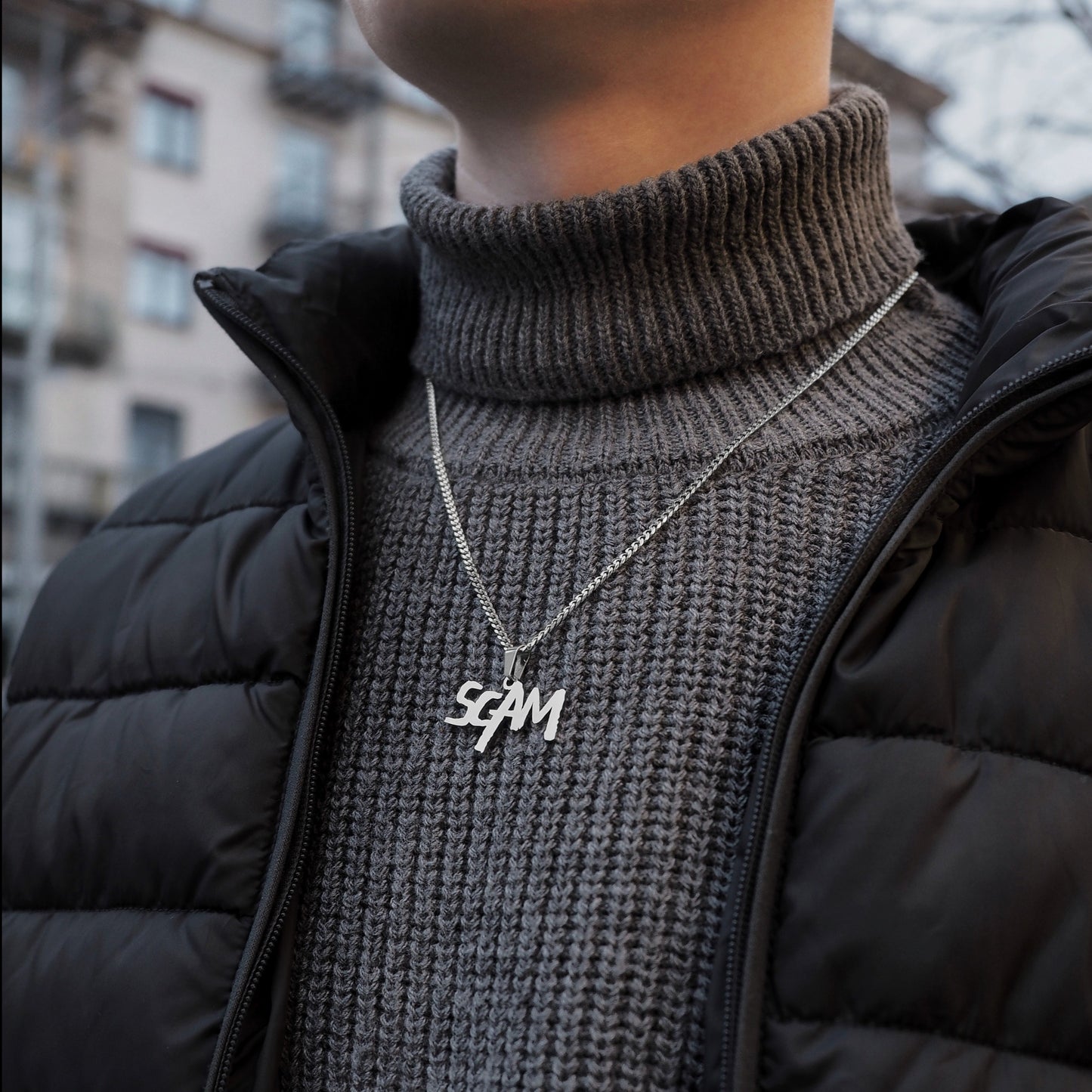 Neck pendant «SCAM» (v0.1)