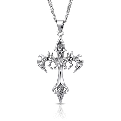 Neck pendant «INFERNO CROSS»