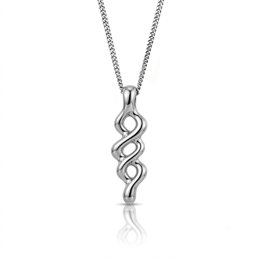 Neck pendant «MEANDER»
