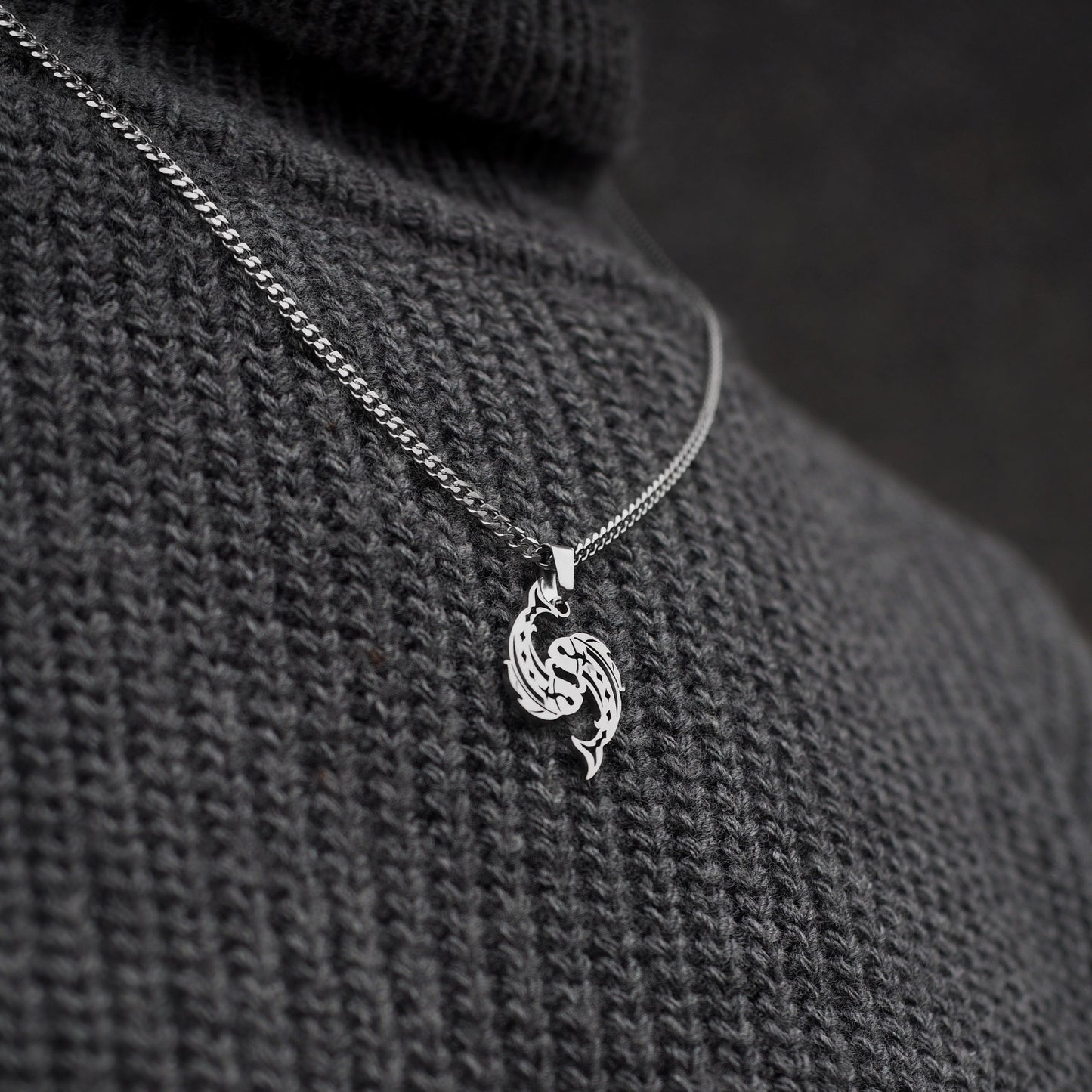 Neck pendant zodiac sign «PISCES»