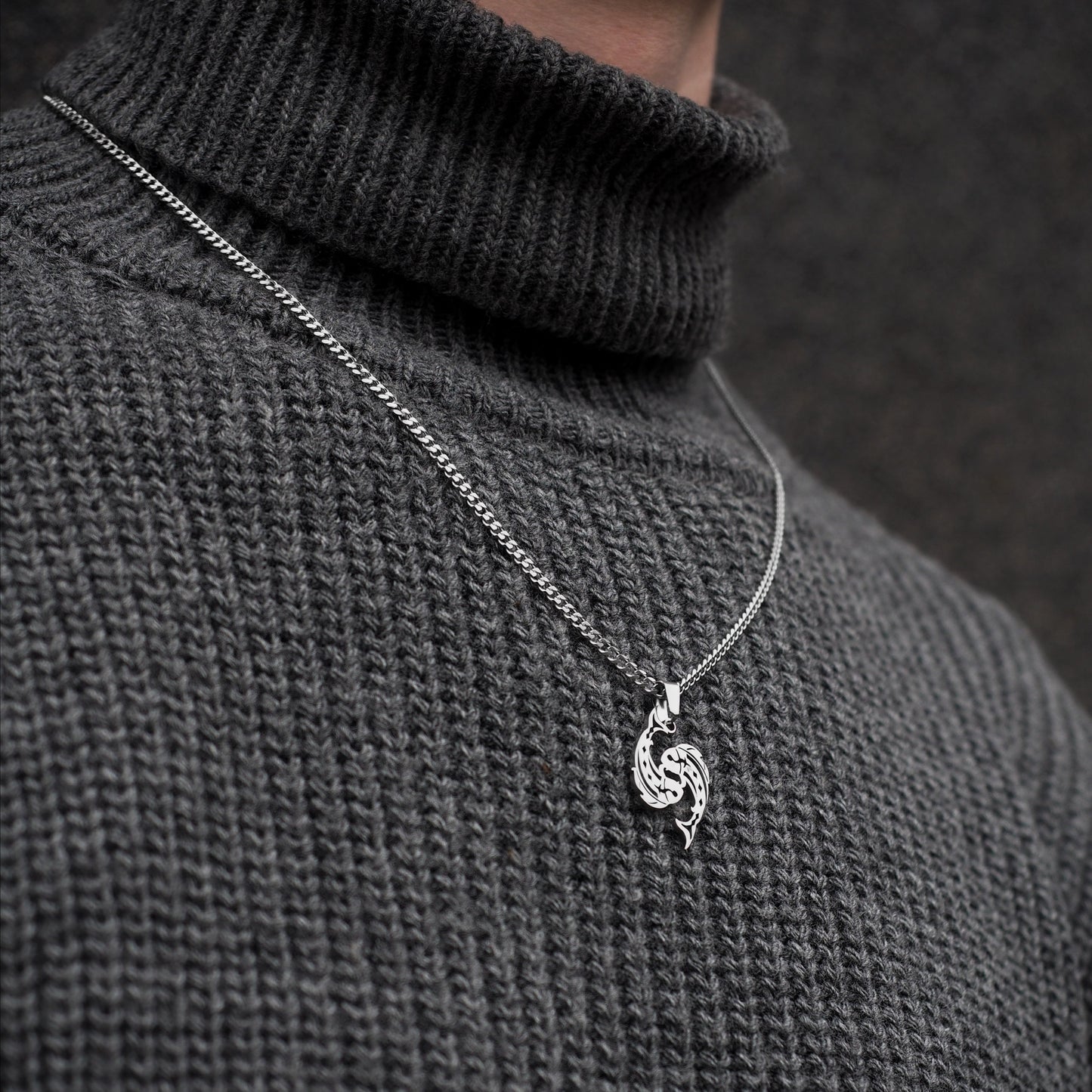 Neck pendant zodiac sign «PISCES»