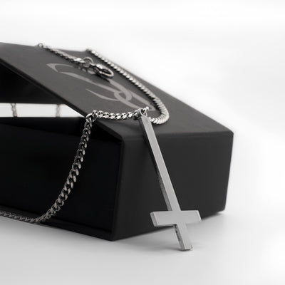 Neck pendant «INVERTED CROSS»