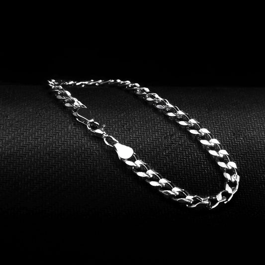 Hand bracelet silver «CARAPACE»