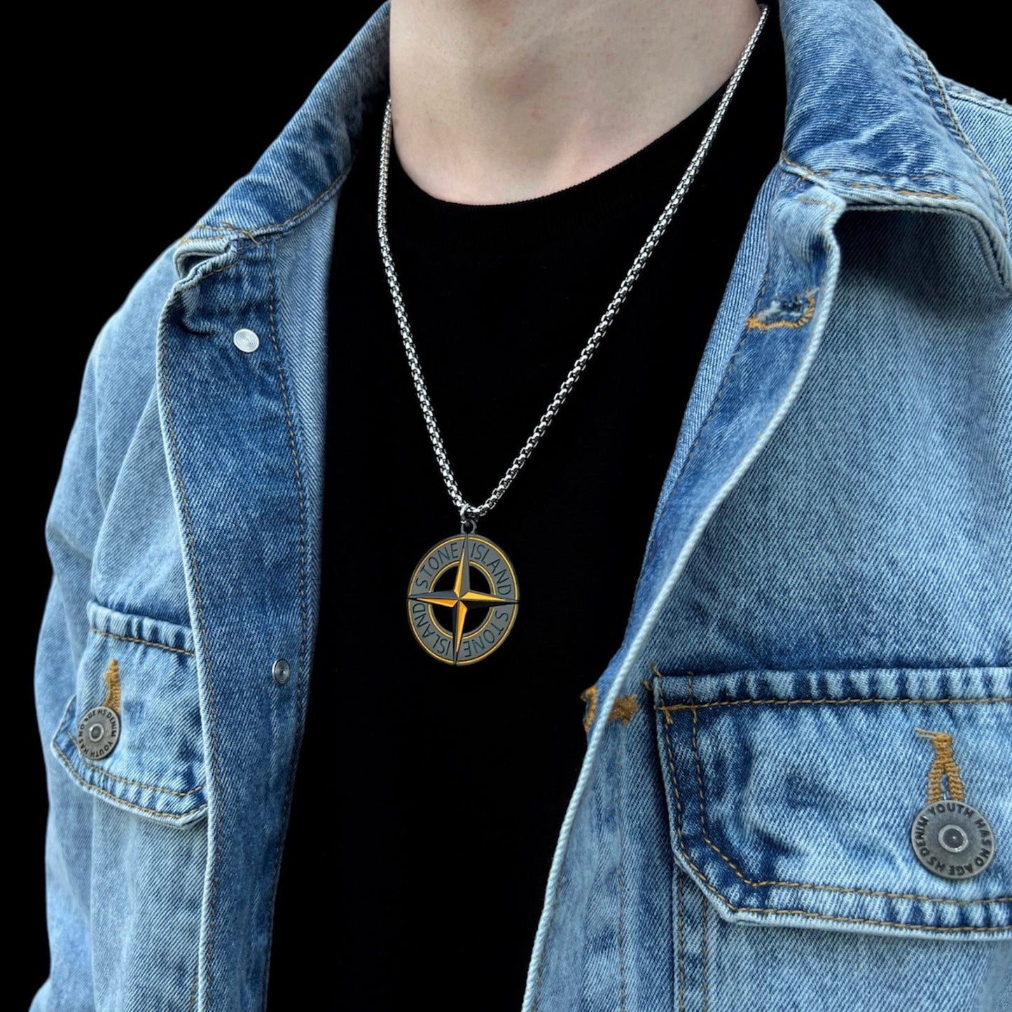 Neck pendant «STONE ISLAND»