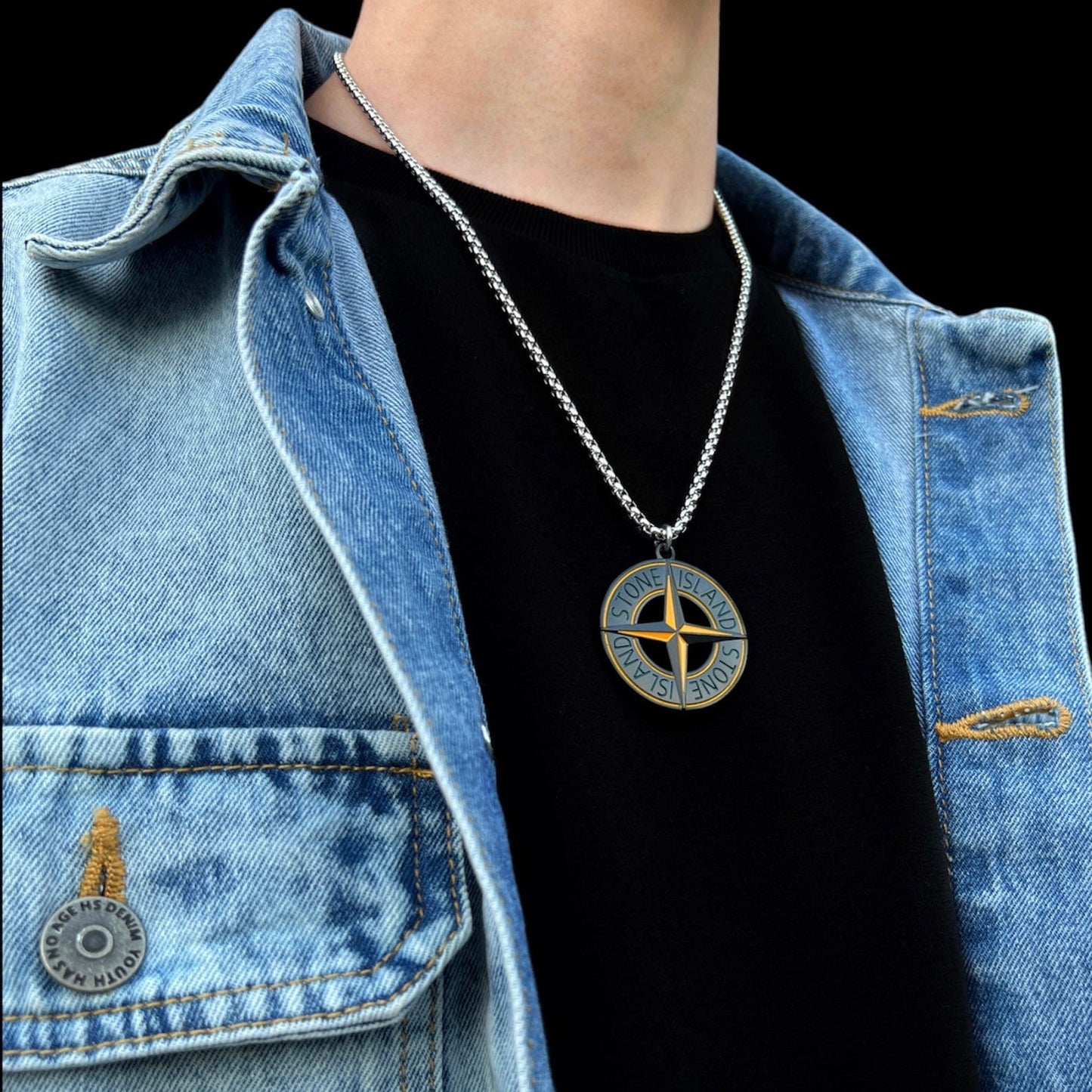 Neck pendant «STONE ISLAND»