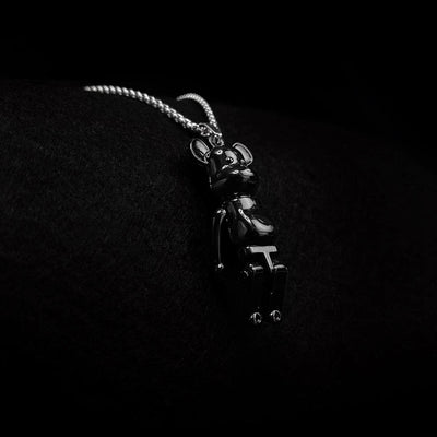 Neck pendant «BE@RBRICK» black