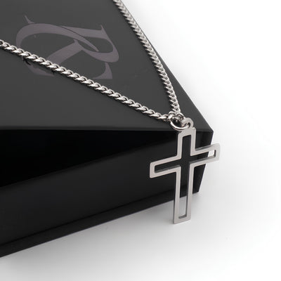 Neck pendant «MINIMALISM CROSS»