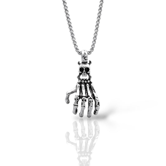 Neck pendant «HAND SKULL»